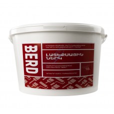 Latex paint white "Berd" for interior works, 18l Latex paint white "Berd" for interior works, 18l