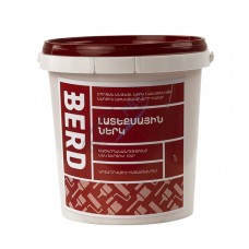 Latex paint white "Berd" for interior works, 1l Latex paint white "Berd" for interior works, 1l