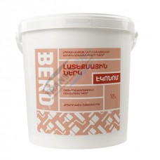 Latex paint white "Berd" econom, for interior works, 18l Latex paint white "Berd" econom, for interior works, 18l