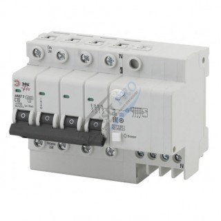 Եռաֆազ դիֆ. ավտոմատ "ЭРА" 63A, 30мА 3P+N, A տիպի