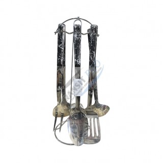 Խոհանոցային հավաքածու սև մարմար 6053