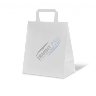 Թղթե տոպրակ հարթ բռնակով  320x200x370մմ , 250 հատ 