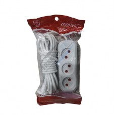 Երկարացման լար 5 մ 3 տեղանոց 33-27 33-26