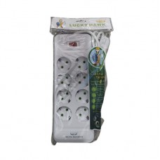 Երկարացման լար  "Lucky Hawk" 8 տեղանոց , անջատիչով 33-54