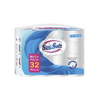 Զուգարանի թուղթ “Silk Soft”, 32հատ, 3շերտ 3618