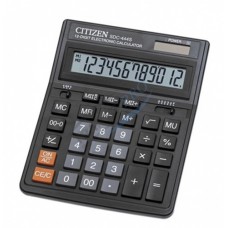 Desktop calculator Citizen SDC-444S, 19.9x15.3cm, 12 digits, dual power  