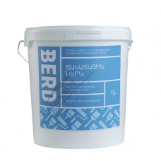 White Light-Resistant, Waterproof Facade Paint "Berd" for Exterior Use, 15L White Light-Resistant, Waterproof Facade Paint "Berd" for Exterior Use, 15L