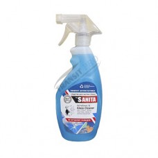 Glass cleaning liquid Sanita, spray, 500 ml