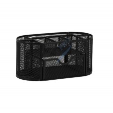 Տակդիր գրիչների և նշումների թղթերի համար, 7 բաժին, մետաղական, սև (DH-04725)