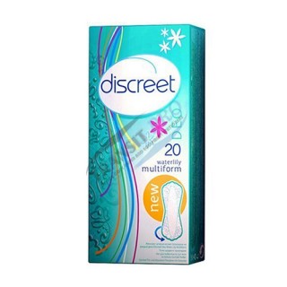 DISCREET Կանացի հիգիենիկ միջադիրներ ամեն օրվա համար Deo Water Lily Single 20 հատ