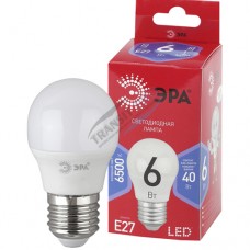 LED lamp ERA 6W, P45, E27, 6500K