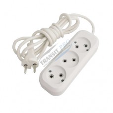 Extension cord, 3 sockets, 3m