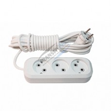 Extension cord, 3 sockets, 5m
