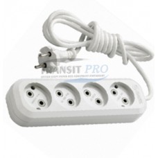 Extension cord, 3 sockets, 5m
