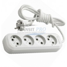 Extension cord, 3 sockets, 3m