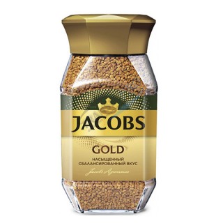 Jacobs Gold, լուծվող սուրճ, 95 գ (ապակյա տարա)