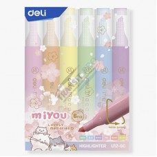 Մարկեր ընդգծող “MiYou” 6 գույն (MI-EU12-6C)