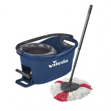 Set "Vileda" Turbo, blue, floor cleaner and special wringing bucket, 48х28х28 cm, 12 L