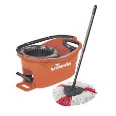 Set "Vileda" Turbo, orange, floor cleaner and special wringing bucket, 48х28х28 cm, 12 L