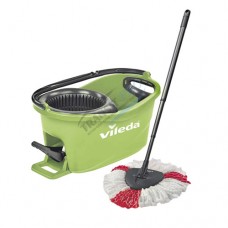 Set "Vileda" Turbo, green, floor cleaner and special wringing bucket, 48х28х28 cm, 12 L