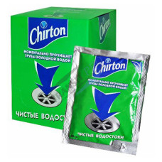 Կոյուղու մաքրման փոշի “Chirton”, օգտագործել սառը ջրով, 60 գր.