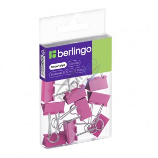 Թղթերի սեղմակ, 19 մմ, "Berlingo" (MI-BC1019c)
