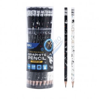 Մատիտ “Deli" Darnig mission, սրված, HB, ռետինով (MI-EC048-HB)