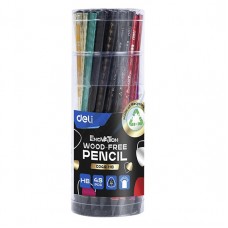 Մատիտ “Deli" Ennovation-laser, սրված, HB, ռետինով (MI-EC049-HB)