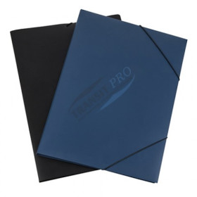 Folders with elastic bands
