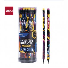 Մատիտ “Deli" Paint, սրված, HB, ռետինով  (MI-EC043-HB)