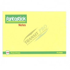 Թուղթ նշումների համար “Fantastick” ինքնակպչուն 76x127մմ, 100 թերթ, դեղին
