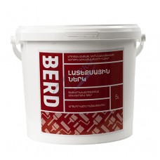 Latex paint white "Berd" for interior works, 5l Latex paint white "Berd" for interior works, 5l