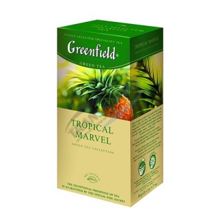 Greenfield, Tropical Marvel, կանաչ թեյ, 25 հատ