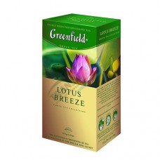 Greenfield, Lotus Breeze, կանաչ թեյ, 25 հատ