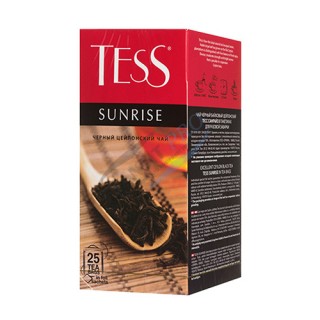 Tess, Sunrise, սև թեյ, 25 հատ