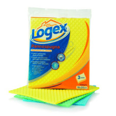 Sponge cloth Logex, 3 pcs