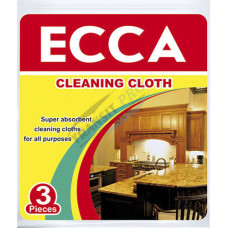 Viscose cloth, Ecca, 35x38cm, 3 pcs