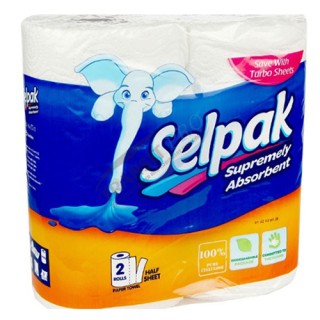 Խոհանոցային սրբիչ “Selpak”, 12 հատ, 3 շերտ