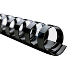 Binding spiral, plastic, 22mm, for up to 190 pages, black