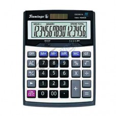 Desktop calculator Flamingo CD2592-16, 16 digits, dual power
