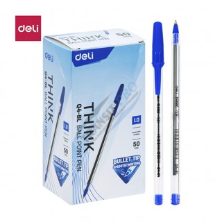 Գրիչ գնդիկավոր  ''Deli Think'' 1մմ, (MI-EQ4-BL)