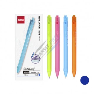 Գրիչ գնդիկավոր  ''Deli''  0.7մմ, (MI-EQ52-BL)